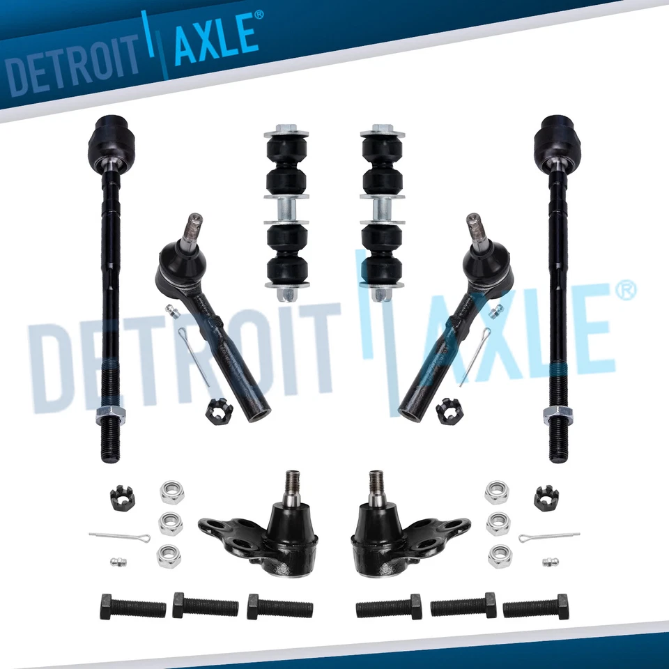 Front Lower Ball Joint Tie Rod Sway Bars for Chevrolet Cavalier Pontiac Sunfire - Image 1 of 4