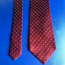 Men’s tie 61” Red Croft & Barrow 100% Silk Stain Resistant (#355)