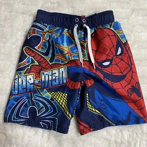 Marvel Comics Spider-Man Kids Polyester Animated Graphics Sweat Shorts Size 4 - Picture 1 of 6
