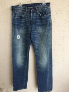 LEVIS LVC 501XX BIG E MENS SELVAGE JEANS SZ 33x34 - Picture 1 of 8