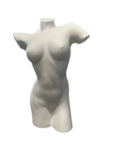 Einhorn Studio nackte weibliche Oberkörperskulptur 8,5" lang armlos geflochten - Bild 1 von 13