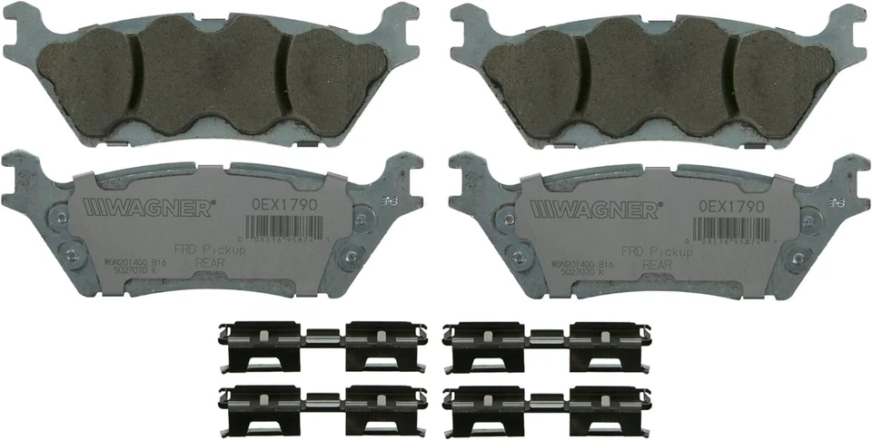 Wagner OEX1790 Premium Ceramic Rear Disc Brake Pad Set Fits Ford F-150 2015-2017 - Image 1 of 1