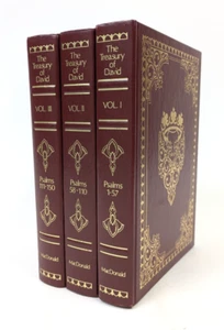 The Treasury Of David Volume I II III 1-3 Charles Spurgeon Psalms 1-150 Set Lot - Picture 1 of 6