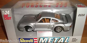 Porsche 959 1986 Silver 1/24 Diecast Revell Bburago Mint in Box 8604 - Picture 1 of 1