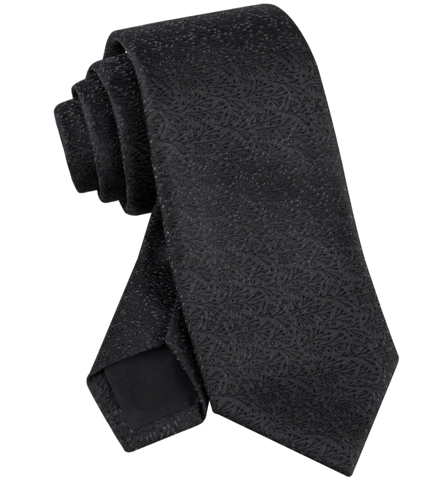 Corbata floral negra Calvin Klein Anders para hombre Foto 1 de 1