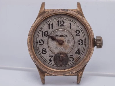 Relógio de pulso 1893 Waltham modelo 1890 grau J 6s 7j 33mm conversão PW - Imagem 1 de 4