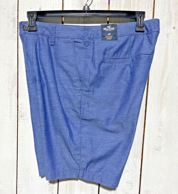 男式 HOLLISTER 9 英寸蓝色经典短裤 32 码 — 第 1/4 张图片