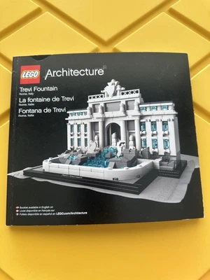 LEGO Architecture Trevi Fountain Instruction Manual Booklet 21020 Rome Italy - Image 1 of 4