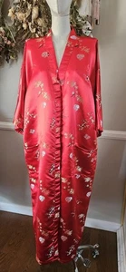 Vintage Old Shanghai San Francisco Asian Inspired Open Robe - Picture 1 of 7