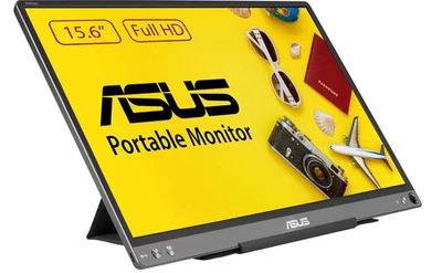 ASUS ZenScreen MB16ACE 15,6 Zoll LED Monitor - Grau - Bild 1 von 3