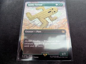MTG Magic the Gathering Jumbo Cactuar Borderless FIN! - Picture 1 of 1