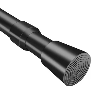 Small Tension Curtain Rods 16 to 28 Inches Adjustable Extension Short Shower Rod - Picture 1 of 7