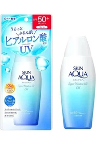 Rohto Skin AQUA UV Super Moisture Gel Sunscreen SPF50+/PA++++ 110g - UK STOCK - Picture 1 of 4