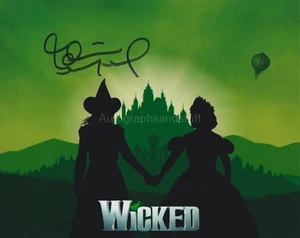 Foto autógrafa 8x10 firmada a mano por Idina Menzel, Wicked The Musical Elphaba - Imagen 1 de 2
