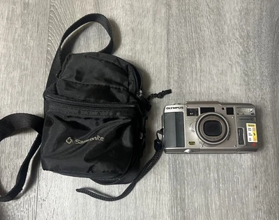 Olympus Accura View 90 AF Zoom Point & Shoot 38mm Silver Film Camera - Image 1 of 4