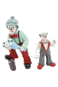 GILDE Clown Dekofigur Kunststoff Mehrfarbig Vintage Sammlerstück 13cm - Bild 1 von 5