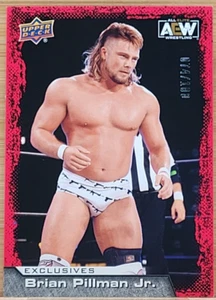 Cubierta superior 2022 AEW BRIAN PILLMAN JR. EXCLUSIVO #D/100 ROOKIE RC LEXIS KING - Imagen 1 de 2