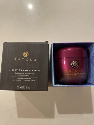 TATCHA The Violet-C Radiance Mask Day & Night Treatment Cream - 1.7 oz- NIB - Image 1 of 3