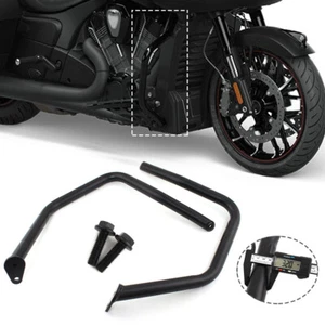 2x Front Highway Engine Guard Crash Bar Black Fits For 2020up Indian Challenger - Bild 1 von 14