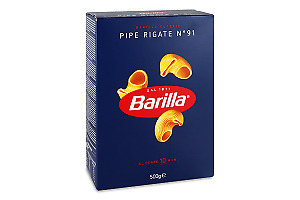 Barilla Pipe Rigate Pasta 500 gr (9 pcs)