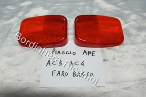 FANALI STOP PLASTICHE POSTERIORI PIAGGIO APE AC3 AC4 DAL 1956 AL 1967 - Foto 1 di 5