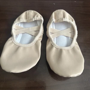 WYHDY Girls Ballet Shoes Nude Beige 29 Kid Youth Size 11 - Picture 1 of 8