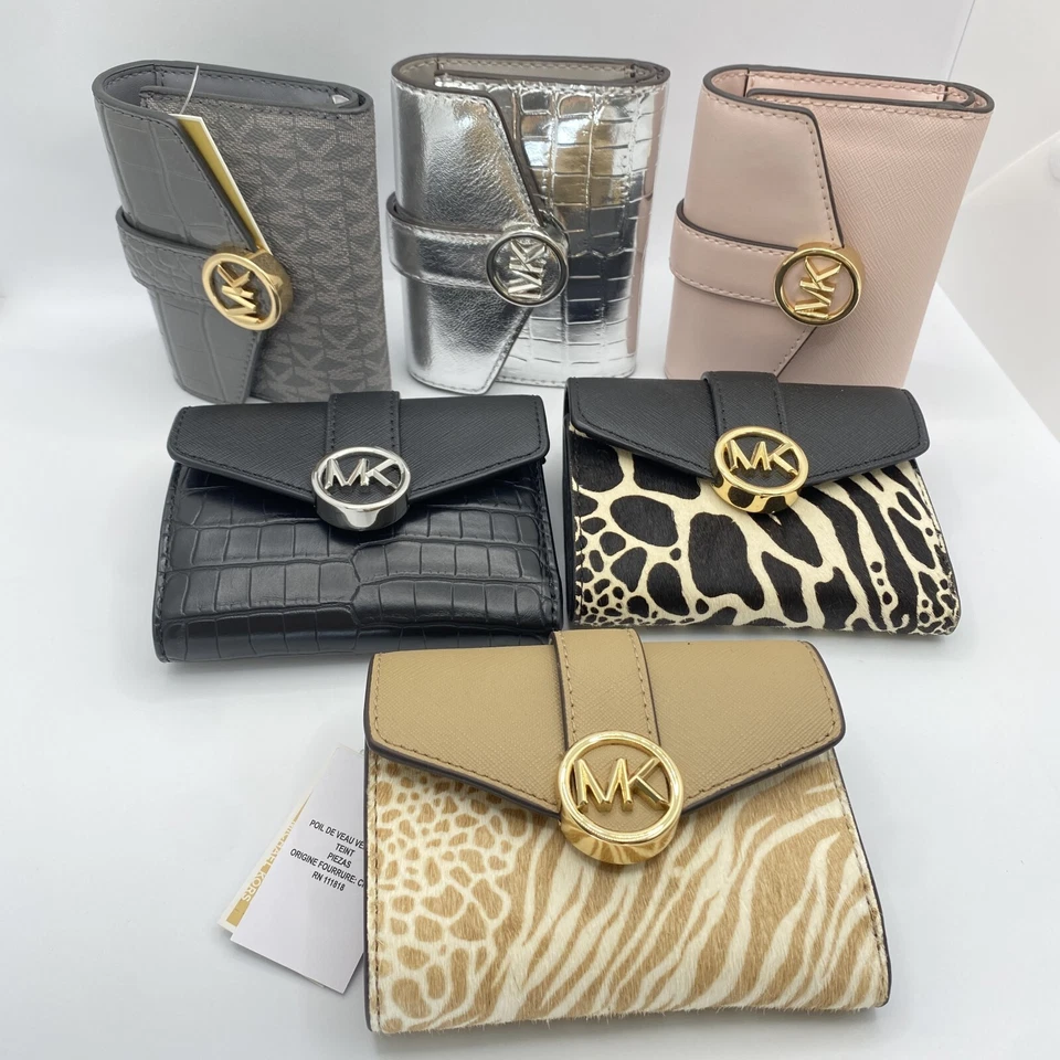 Michael Kors Women's Wallet Carmen Medium Flap Bifold NWT - Image 1 of 1