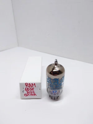 1 pieza NOS RAM Tube Works E88CC 6DJ8 probado prueba de vida fuerte gran tubo de vacío Foto 1 de 4