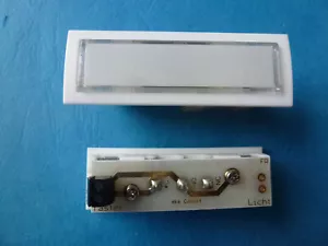 Klingeltaster,Kombitaster mit Mikroschalter, weiss, 65x22 mm - Bild 1 von 2