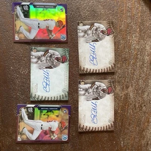 Michael Taylor 2015 Bowman Inception Auto Lot Bowman Chrome Purple Rookie - Bild 1 von 7