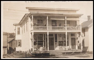 Sidney Center, New York, HJ Morse Baumarkt, echtes Foto Postkarte RPPC - Bild 1 von 6