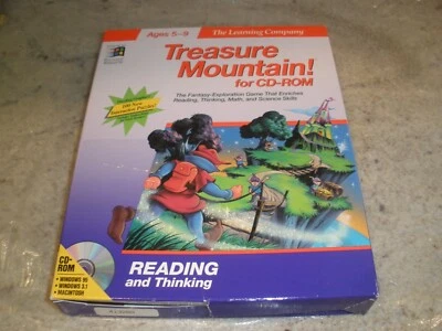 NEW THE LEARNING COMPANY TREASURE MOUNTAIN FOR CD-ROM 1996 - Image 1 of 4