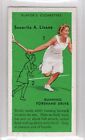 Players tennis cigarette card 1936 #09 Señorita Anita Lizna Chile