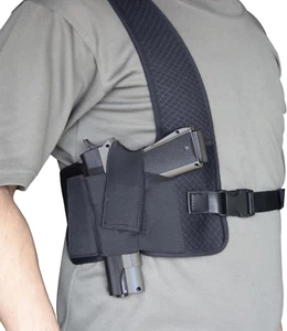 Universal Shoulder Holster,Chest Holster,Concealed Shoulder Holster for Men,Fits - Picture 1 of 12