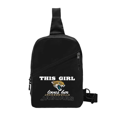 This Girl Loves Her Jacksonville Jaguars Chest Package Folding Cross-body Bags Cover
