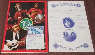 $0 SHIP! With PROMO tour POSTCARD! The BEE GEES Japan 1972 tour book MORE LISTED - Image 1 of 4