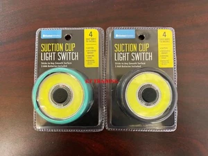 HomeWorks Room Car Indoor Portable SUCTION CUP Battery LED Push LIGHT SWITCH - Picture 1 of 5