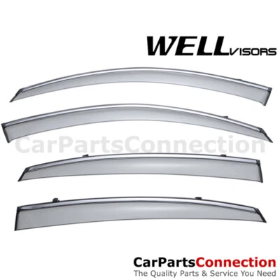 Viseras de ventana WellVisors 09-17 para deflectores Infiniti FX35 FX37 FX50 QX70 Foto 1 de 4