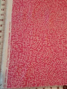 Kaffe Fassett Fat Quarter AMAZE Pink White PWBM078 Great Blender COTTON Fabric - Picture 1 of 4