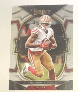 2022 Select Brandon Aiyuk Concourse Black & Red Prizm #4 49ers 🔥 - Picture 1 of 2