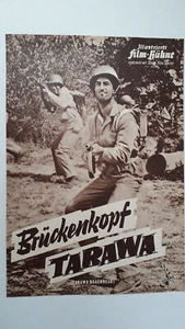 Illustrierte Film-Bühne Nr.4646 Brückenkopf Tarawa - Faltblatt IFB von 1958 Z0-1 - Imagen 1 de 3