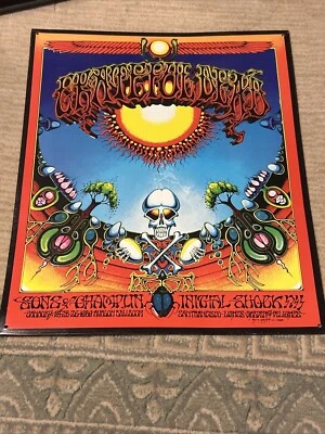 Grateful Dead tin poster 12” x 14” - Image 1 of 4