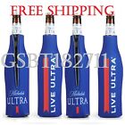 4 Authentic LIVE Michelob Ultra BOTTLE Beer Koozie Coozie Coolie Cooler Golf Can