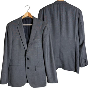 J. Crew Ludlow Slim-Fit Suit Jacket Sport Coat Blazer Mens 38R Gray Italian Wool - Picture 1 of 14