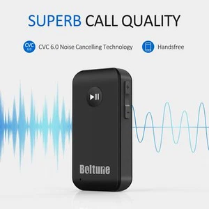 Kabelloser Bluetooth 3,5 mm AUX Audio Stereo Musik Zuhause Auto Receiver Adapter Neu - Bild 1 von 10