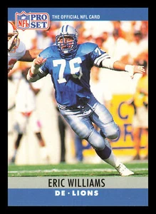 Eric Williams #105 1990 Pro Set Detroit Lions - Picture 1 of 2