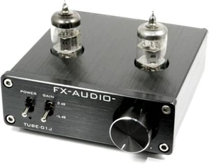 FX-AUDIO TUBE-01J Black Tube Preamp Line Amplifier NFJ Original Model Black - Picture 1 of 3