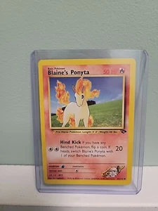 Pokemon TCG Blaine's Ponyta Gym Challenge 64/132 Unlimited Near MINT - Picture 1 of 7
