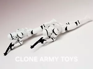2 Star Wars Clone Troopers Colección La Venganza de los Sith Ejército ROJOS 3.75 Sueltos - Imagen 1 de 1
