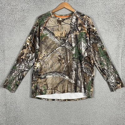 Realtree Shirt Adult XL Camo Long Sleeve Base Layer Insect Control - Image 1 of 4